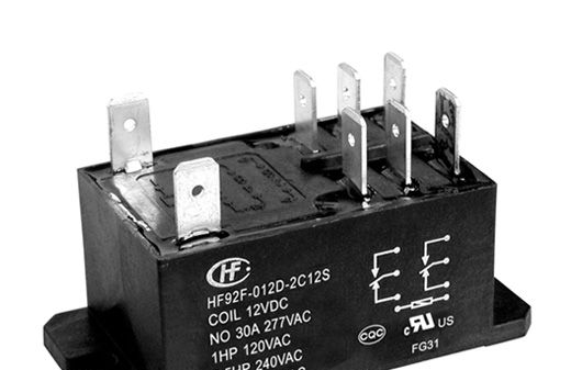 宏发继电器HF92F系列HF92F/012D-2C22,HF92F-005A-2A11