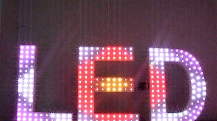 供应全彩LED灯串 LED外露灯串 12MM外露灯 5VLED外露灯 发光字灯串