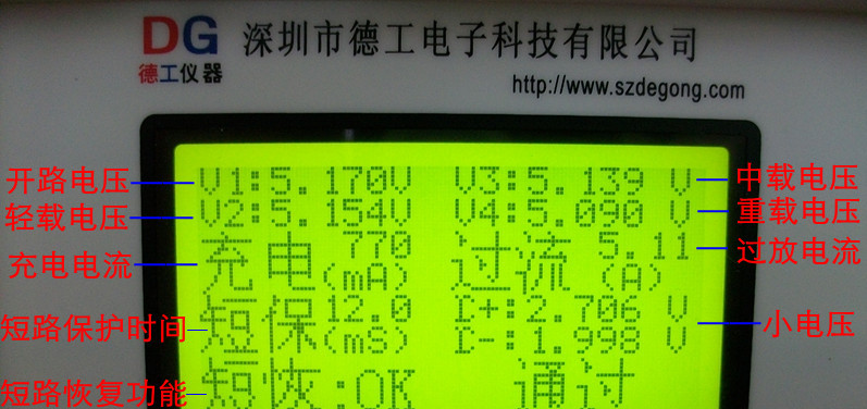 供应手机充电宝成品移动电源综合测试仪器 手机后备电池检测设备
