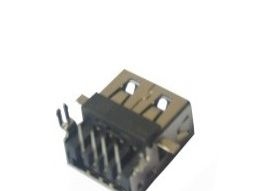 USB接口 AF沉板贴片式针DIP 下沉3.5/3.9/4.9LCP铜壳无卷边