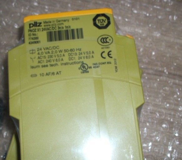 供应德国皮尔兹pilz时间继电器 PZE9代理PNOZ 编码器 触摸屏