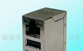 RJ45带灯网络变压器|RJ45带灯网络变压器直销