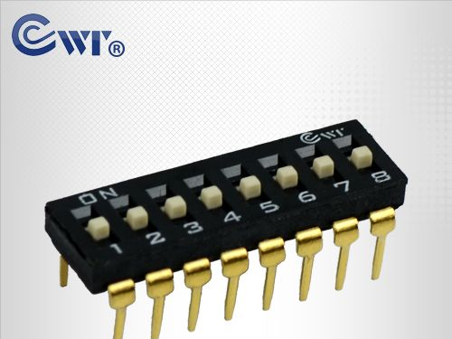 IC型开关 CWT 2.54间距 黑色DIP拨码开关