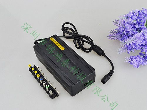 供应90W超薄手动调压带显示灯家用笔记本电源适配器