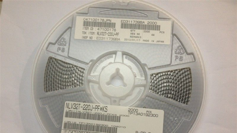 供应电感TDK NLV32T-220J-PF 1210 22UH