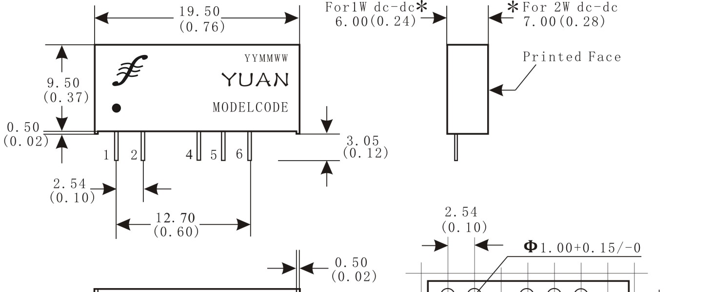 顺源DC电源模块|升压，降压转换|0-5V输入0-5V输出|DC模块电源