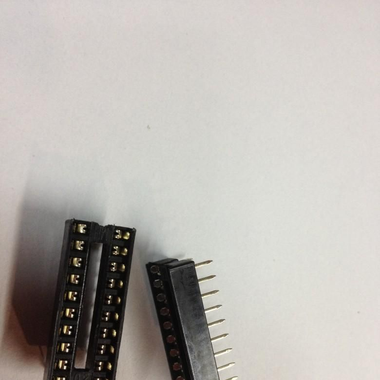 供应DIP 集成电路插座 20P IC座 20芯片座 20脚 IC插座 单片机座