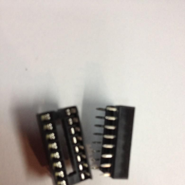 供应DIP 集成电路插座 16P IC座 16芯片座 16脚 IC插座 单片机座