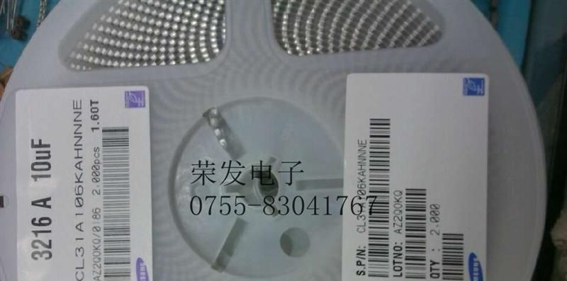 供应三星电容CL31A106KAHNNNE 3216 A 10UF
