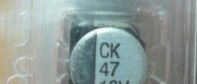 供应立隆贴片电解电容47UF/16V