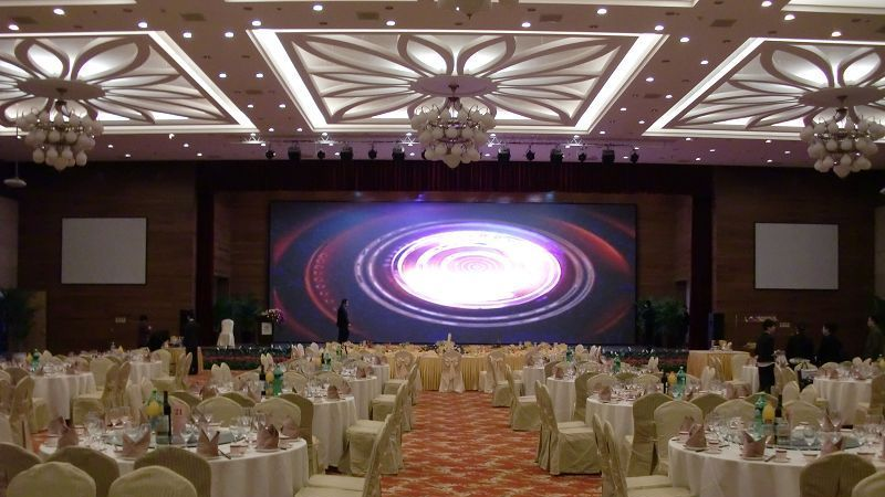 福建三明室内P4LED全彩显示屏