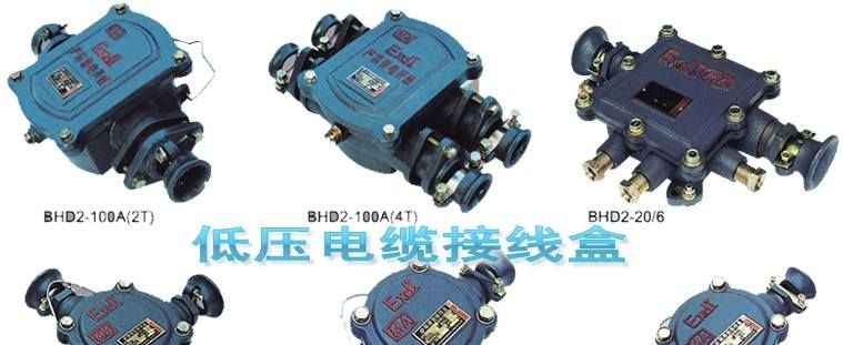 供应济宁德海牌BHD2-200隔爆型低压电缆接线盒