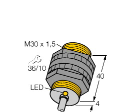 供应原装真品图尔克TURCK BI12-M30-AD4X 电感式传感器