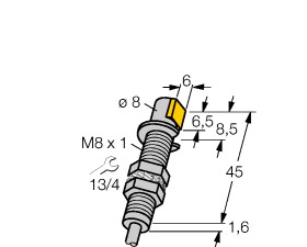 供应原装真品图尔克TURCK BI15W-CM40-FDZ30X2电感式传感器