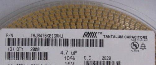 AVX贴片钽电容100UF 16V