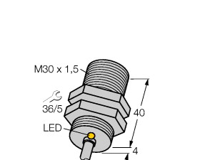 供应原装真品图尔克TURCK BI10U-M30-AP6X电感式传感器