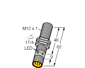 供应原装真品图尔克TURCK BI1-EH04-AP6X-V1331电感式传感器