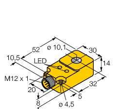 供应原装真品图尔克TURCK BI1-EG05-AP6X电感式传感器
