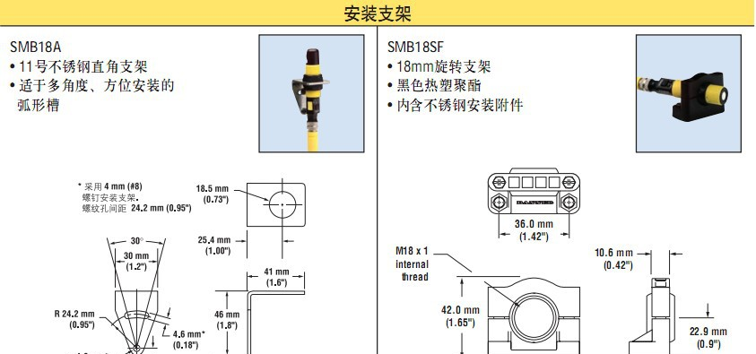 供应S18UIARQ美国邦纳BANNER超声波传感器