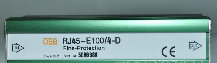 供应OBB防雷器RJ45-Tele/4-D深圳