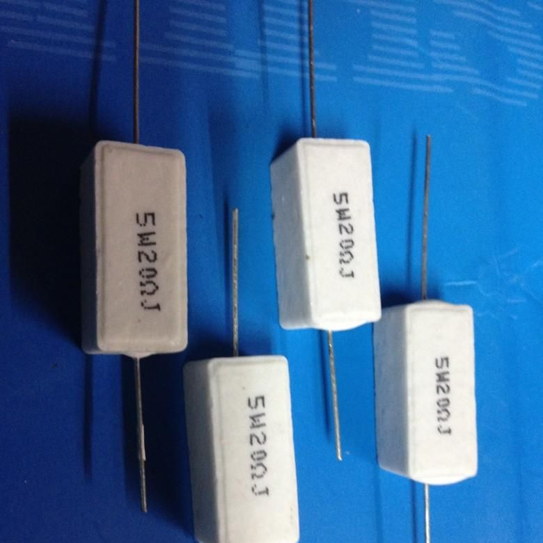 供应水泥电阻 5W 20欧 20R 精度±5% 陶瓷电阻