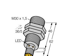 供应原装真品图尔克TURCK BI1.5-EG08K-AP6X电感式传感器