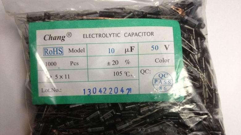 供应铝电解电容50V10UF 10UF50V