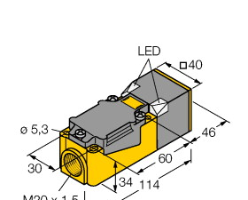 供应原装真品图尔克TURCK BI15-CK40-AP6X2-H1141电感式传感器