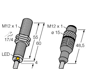 供应原装真品图尔克TURCK BI20U-CP40-AP4X2电感式传感器