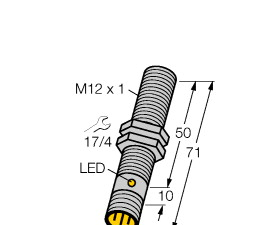 供应原装真品图尔克TURCK BI2-K11-AN6X电感式传感器