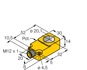 供应原装真品图尔克TURCK BI2-Q11S-AN4X电感式传感器