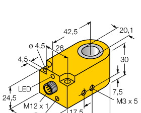 供应原装真品图尔克TURCK BI2U-S12-AP6X电感式传感器