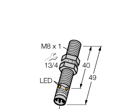 供应原装真品图尔克TURCK BI2-EG08-AG41X电感式传感器