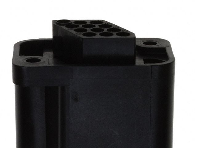TE(泰科)背板连接器-背板连接器 - 外壳 211759-1，用于公引脚的体座，迅芯连优势供应