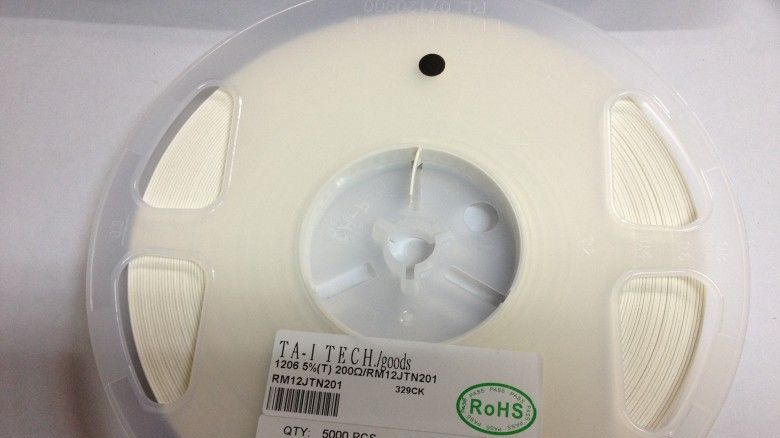 供应贴片电阻 1206 200R电阻 200欧 丝印201 5% 1/4W