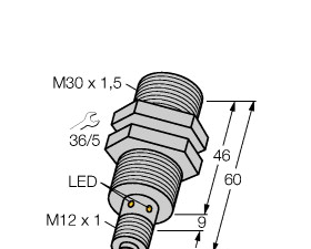 供应原装真品图尔克TURCK BI5U-S18-AP6X电感式传感器