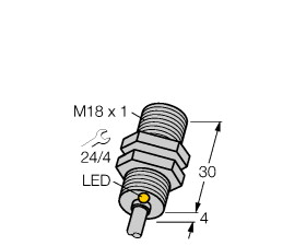 供应原装真品图尔克TURCK BI7-G18K-AG4X电感式传感器