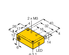 供应原装真品图尔克TURCK NI4-Q12-AN6X电感式传感器