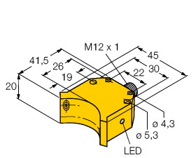 供应原装真品图尔克TURCK NI4-M12-RP6X电感式传感器