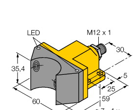 供应原装真品图尔克TURCK NI4-M12T-AN6X电感式传感器