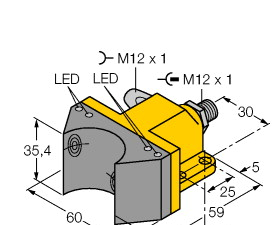 供应原装真品图尔克TURCK NI15-M30-AP6X电感式传感器