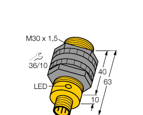 供应原装真品图尔克TURCK NI25-G47-AP4X电感式传感器