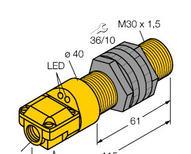 供应原装真品图尔克TURCK NI15-G30SK-RZ3X电感式传感器