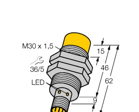 供应原装真品图尔克TURCK NI15-M30-AD4X-H1141电感式传感器