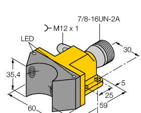 供应原装真品图尔克TURCK NI15-M30-AD4X-H11A电感式传感器