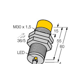 供应原装真品图尔克TURCK NI20U-EM30-AN6X电感式传感器