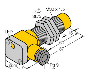 供应原装真品图尔克TURCK NI20NF-CP40-VN4X2电感式传感器