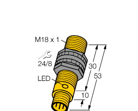 供应原装真品图尔克TURCK NI8U-M12-AN4X-H1141电感式传感器