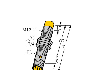 供应原装真品图尔克TURCK NI8U-MT12-AN4X-H1141电感式传感器
