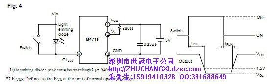 供应日本夏普光电线性4脚接收管 光线调节器 自带放大电路高灵敏度光敏接收管